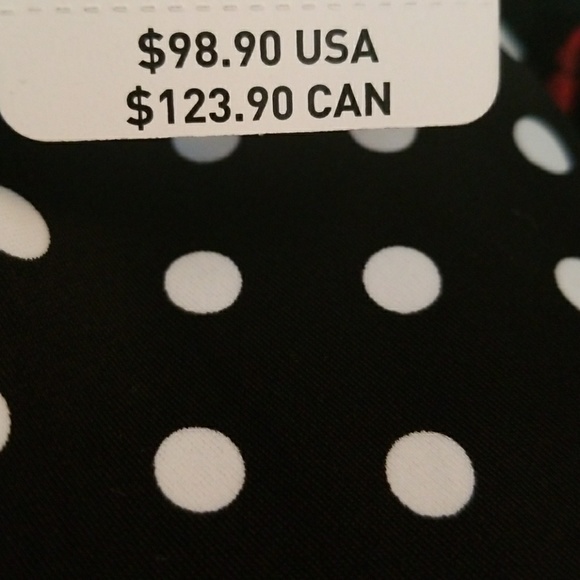 PRICE FIRM Torrid Floral Dot Puah -Up Swimsuite - Picture 6 of 7